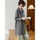 超好看洋气减龄中长款 秋冬季 大衣外套 2025新款 灰色高级感风衣女款