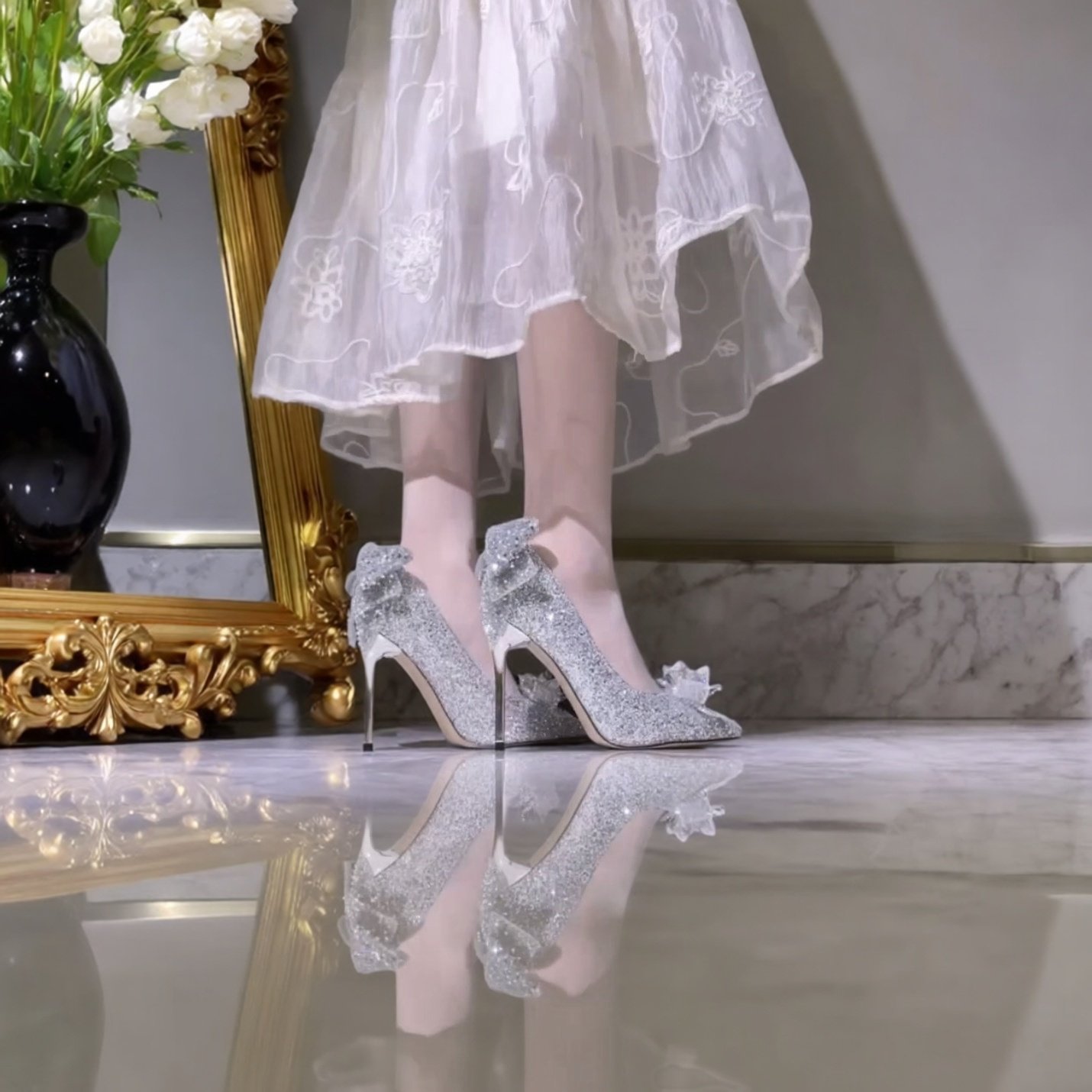 水晶玫瑰米兰高跟绝美蝴蝶结婚鞋伴娘亮片水钻高跟鞋女18成年人礼,个性定制/设计服务/DIY,其它鞋类,淘宝优惠券,粉丝福利购,淘宝优惠卷