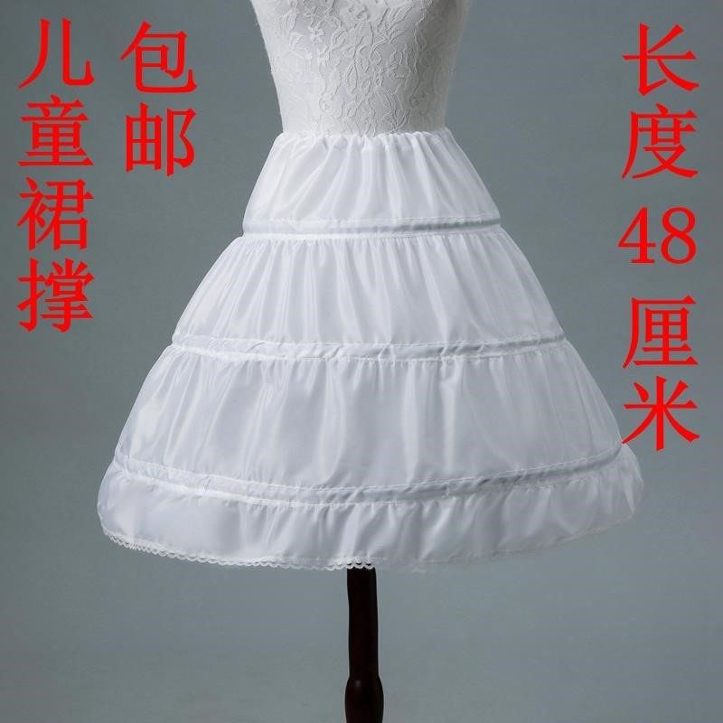 新款大小号女童蓬蓬裙撑儿童公主礼服裙撑小女孩花童裙撑婚纱鱼骨