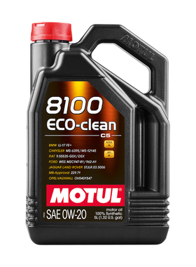 摩特8100ECO-CLEAN 0W20全合成机油宝马奔驰路虎福特SP国六C5/C6