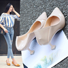 2018 new pattern summer Versatile girl High-heeled shoes Single shoes Middle heel Stiletto Tip Women's Shoes