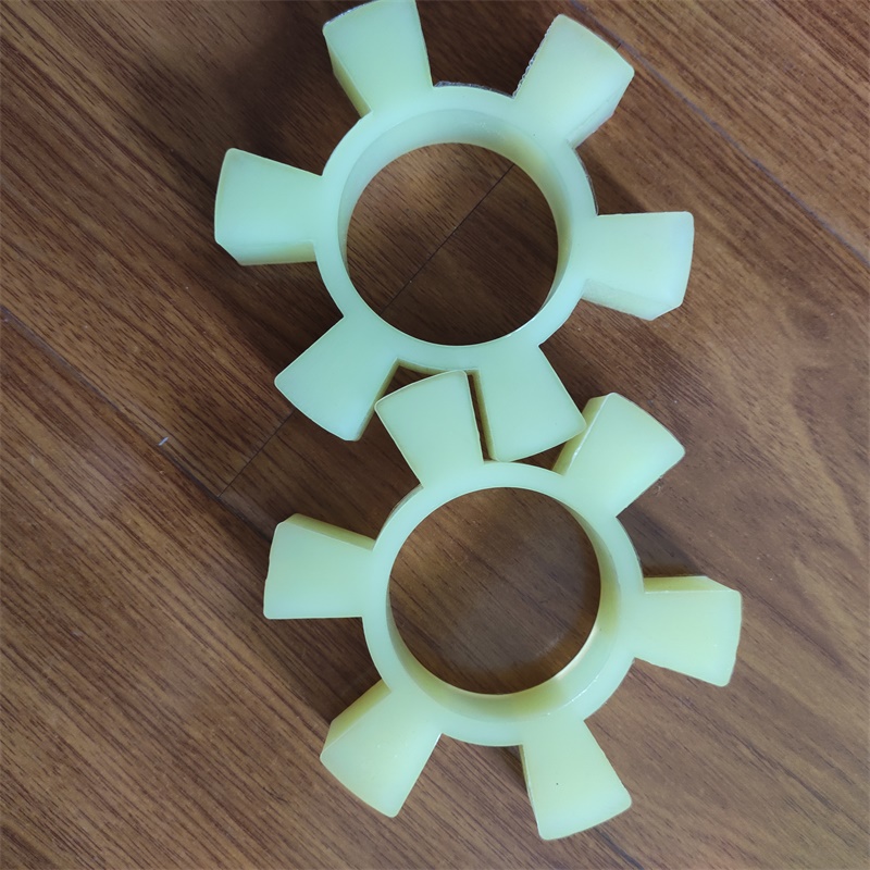 高强度t型梅花6角垫 水泵联轴器 对轮联轴器缓冲块弹性体t94 105