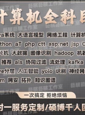 计算机程序设计java项目大数据php代码软件python安卓定做vue安卓