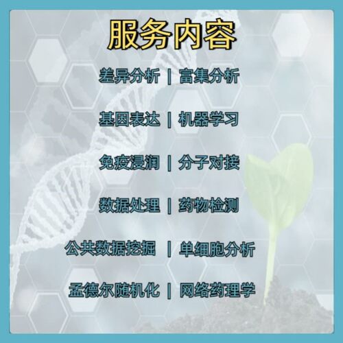 生信分析空间转录组服务geo数据挖掘单细胞GBD数据TCGA网络药理学