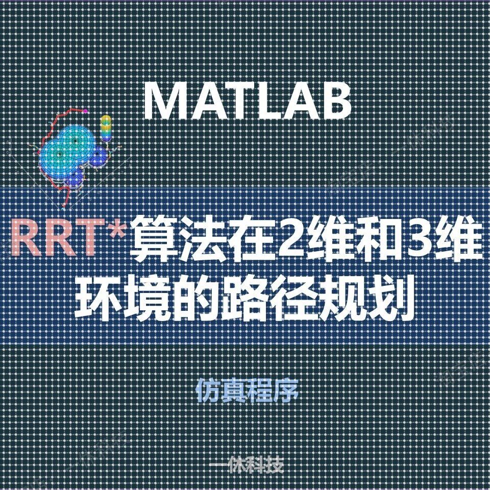matlab RRT*算法 2维和3维 路径规划 避障 仿真 程序 代码