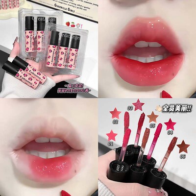 GreatAngel豹纹绒雾唇泥  丝滑细腻哑光柔雾感不拔干显色平价彩妆