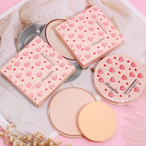 佩妮芬粉饼定妆自然遮瑕学生清透不卡粉补妆不假白可爱平价