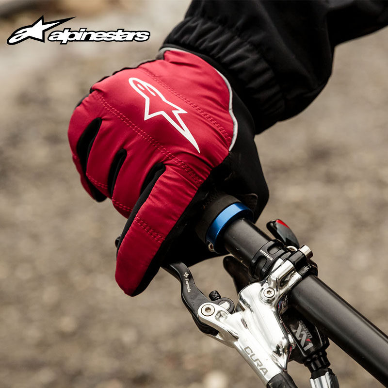 a星alpinestars摩托车手套冬季保暖防水手套男骑行防风寒防摔手套