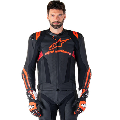 a星骑行皮衣MISSILE v3牛皮摩托车骑行服防摔保暖皮夹克机车服男