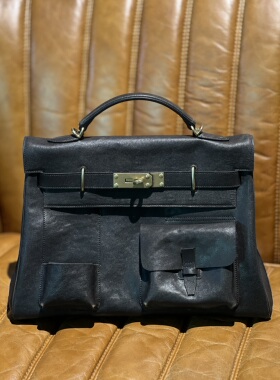 茶心马皮 Kelly maxi42 Cargo特别版，复古风满满  可Diy手工擦色