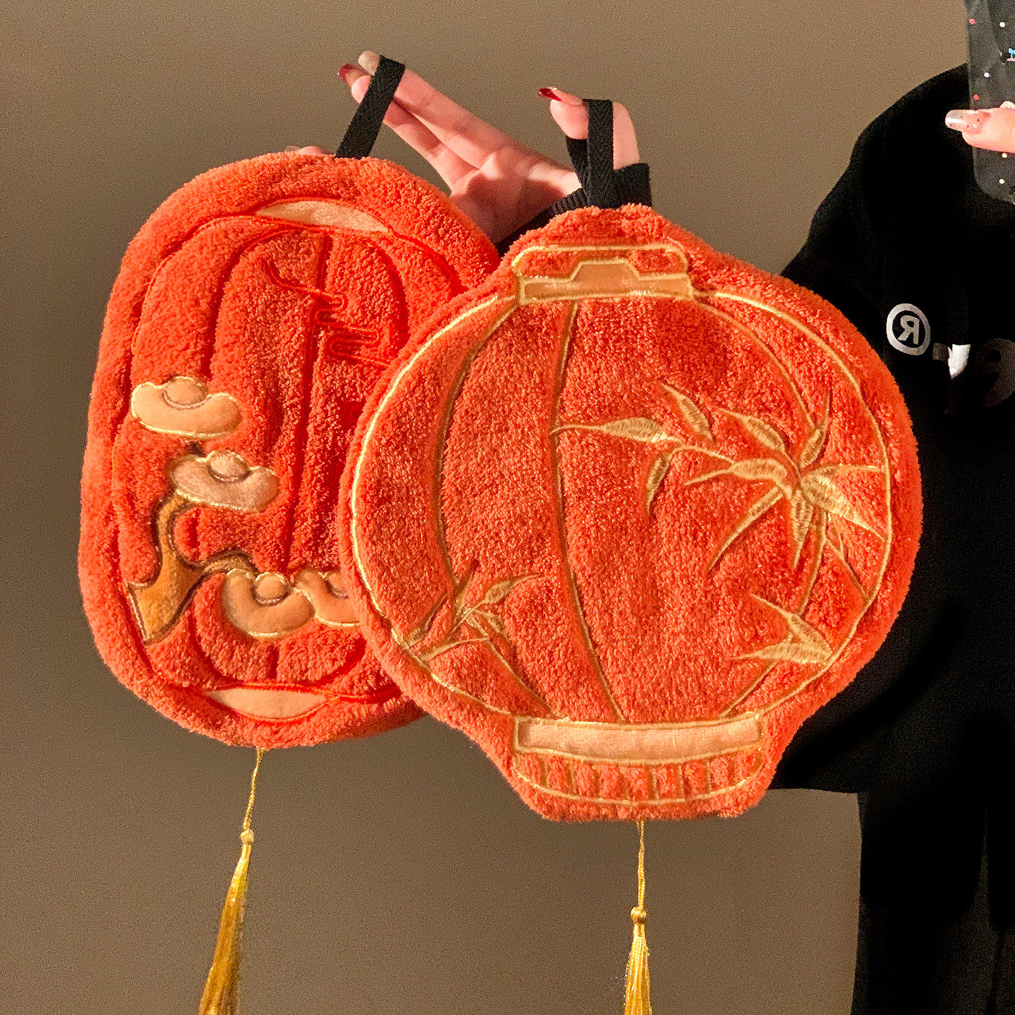 新年春节灯笼新中式擦手巾挂式家用吸水速干浴室洗手毛巾厨房抹布,家庭/个人清洁工具,厨房擦手巾,淘宝优惠券,粉丝福利购,淘宝优惠卷