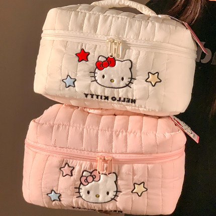 可爱hellokitty化妆包女大容量便携旅行护肤品收纳洗漱包2026新款