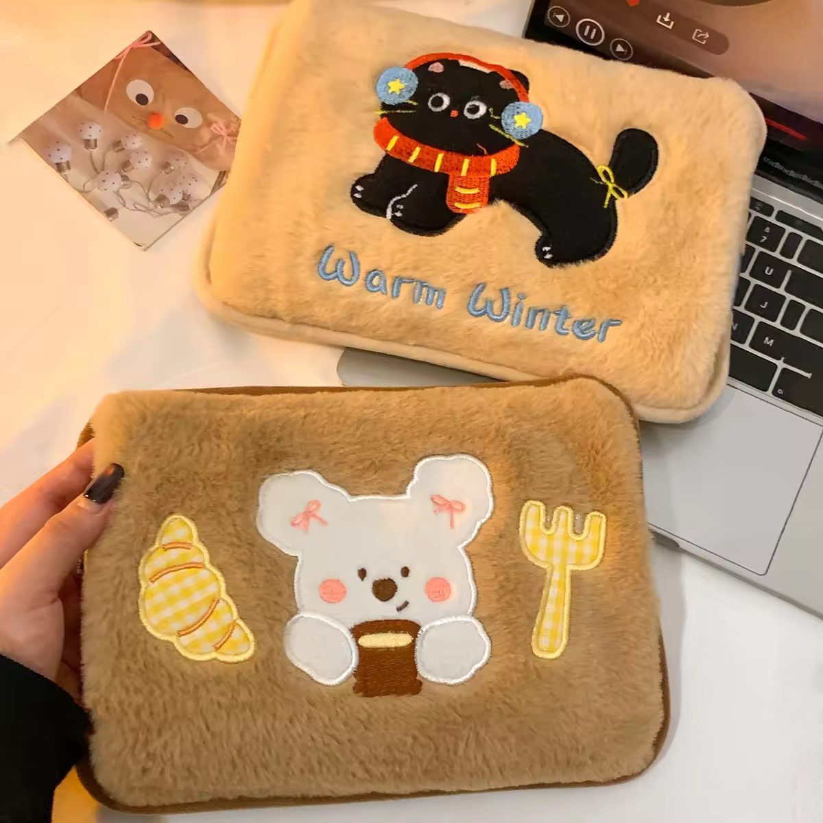 可爱充电防爆一体式热水袋