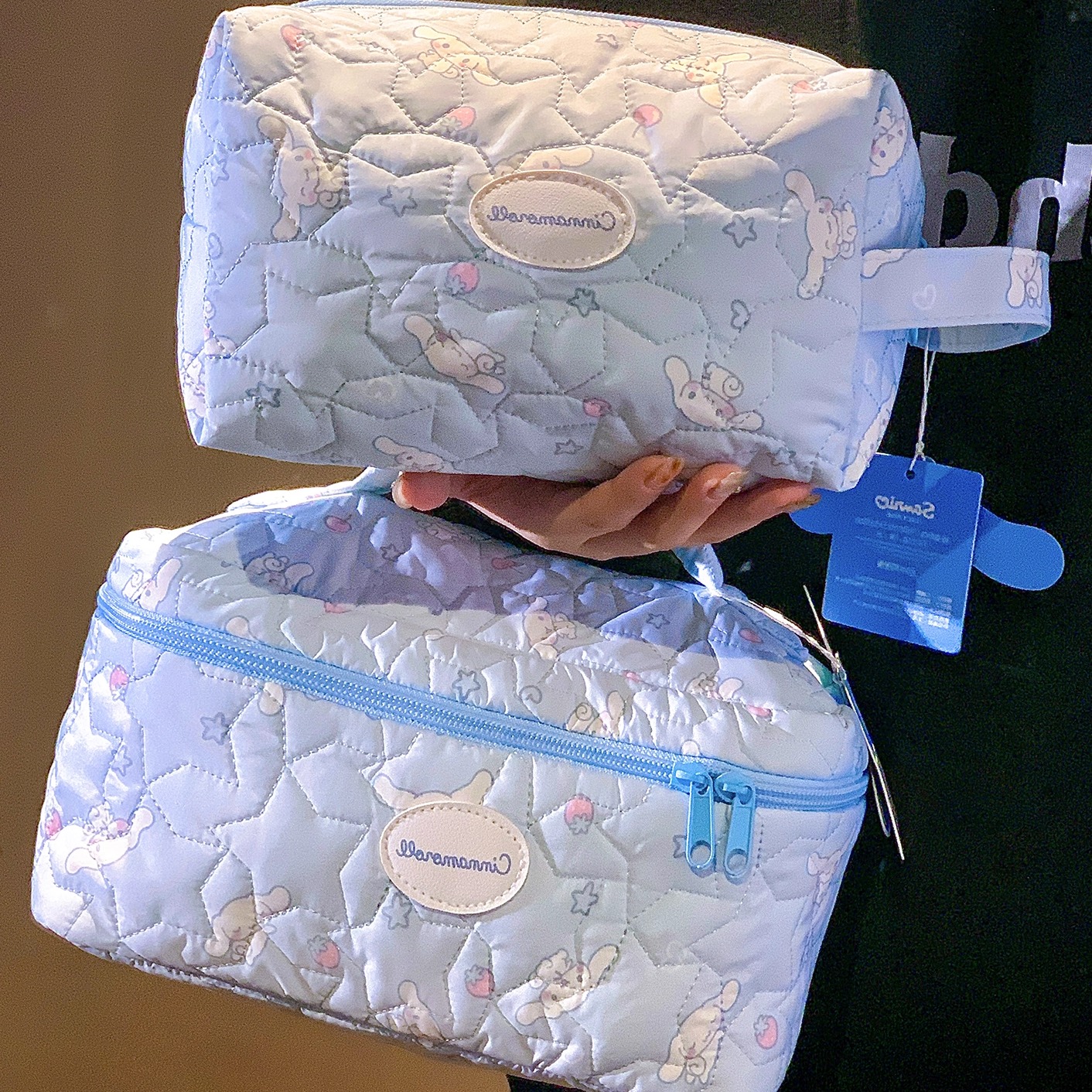 可爱玉桂狗化妆包女大容量便携式旅行护肤品收纳袋洗漱包2025新款