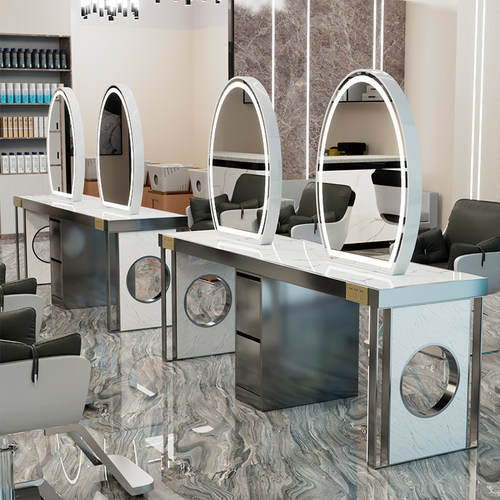 慧成理发镜高清镜面不锈钢