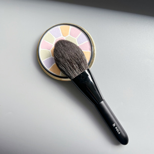 狐狸毛羊毛爱心型散粉刷大号舌型定妆刷大白饼E大饼粉饼刷pola