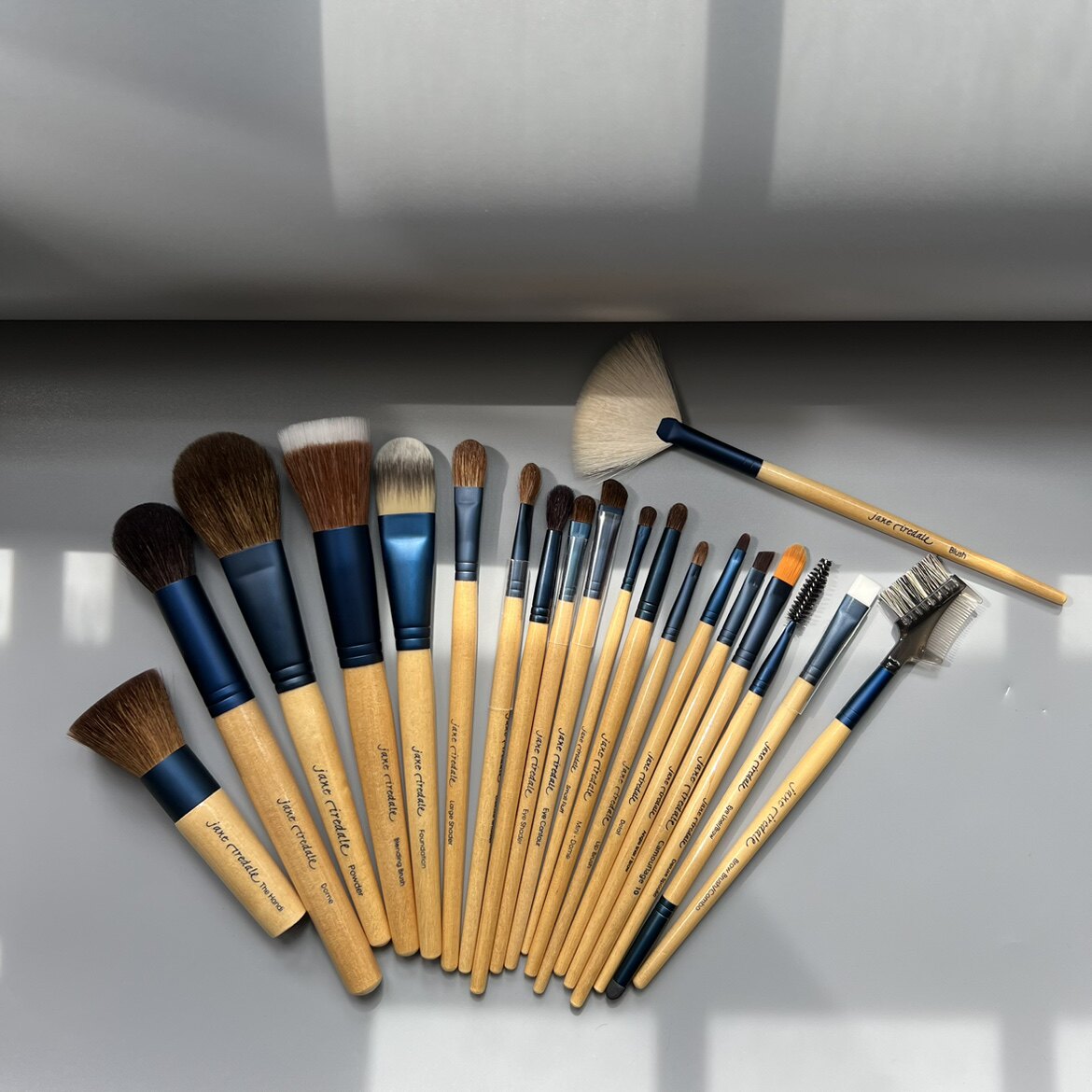顶配豪华套刷老款动物毛珍爱芮德Jane iredale长杆化妆刷一套20支