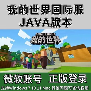 我的世界JAVA国际版账号Minecraft正版JAVA+基岩 官方PC 微软正版