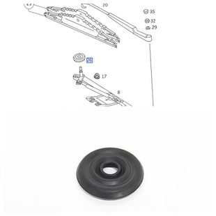 适用奔驰SLK雨刮盖板密封圈SLK200刮水器杆SLK250密封圈W172