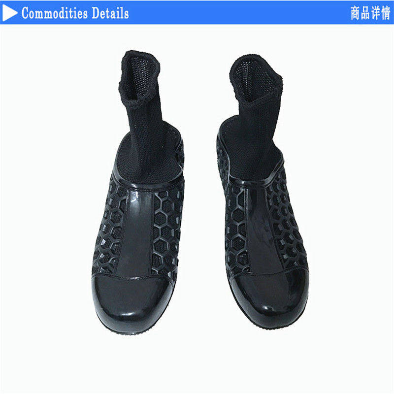 RICE FIELD RICE PLANTING SHOES HIGH ELASTIC MUD SHOES STOCKINGS BEACH INSECT AND ANT LEECH ANTI-STINGING BLACK MUD FIELD RAIN BOOTS