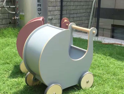 ins北欧风儿童简约小推车儿童车摄影道具亲子餐厅玩具儿童派对用