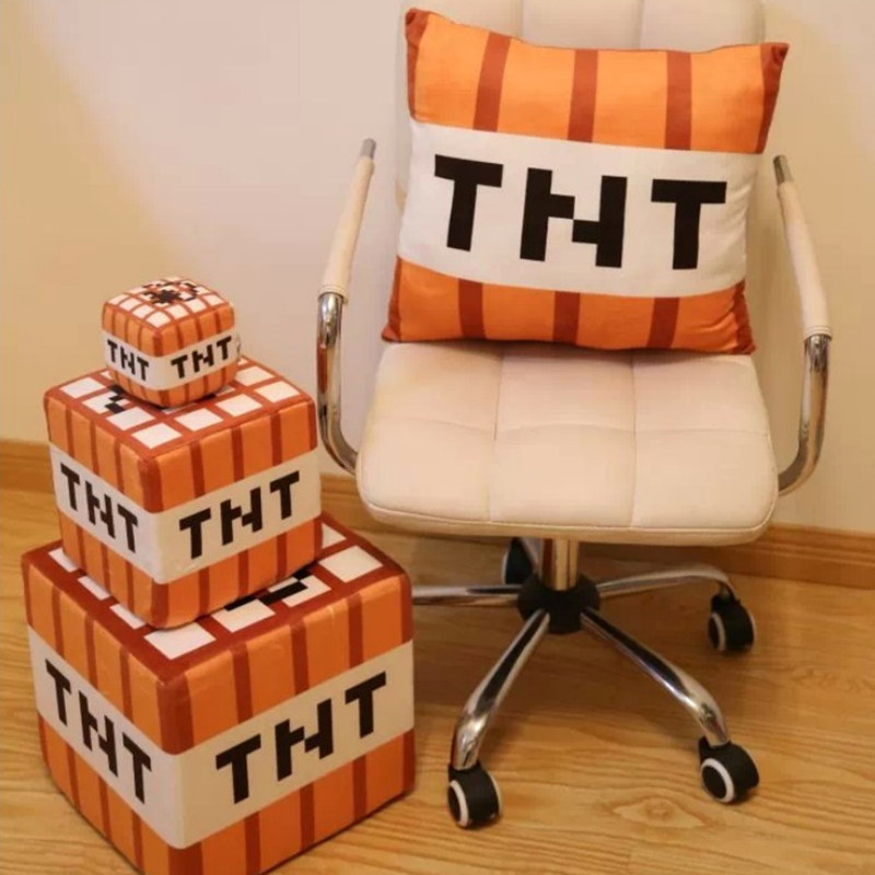 包邮我的世界 Minecraf JJ怪毛绒玩具公仔草方块抱枕 TNT动漫周边怎么看?