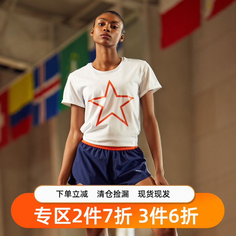 GYMNA运动t恤透气吸汗大码显瘦