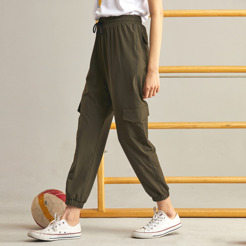 gymna军装风宽松休闲显瘦运动裤
