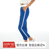 显瘦防晒裤 gymna复古学院运动直筒裤 夏新品 休闲宽松训练长裤 美式