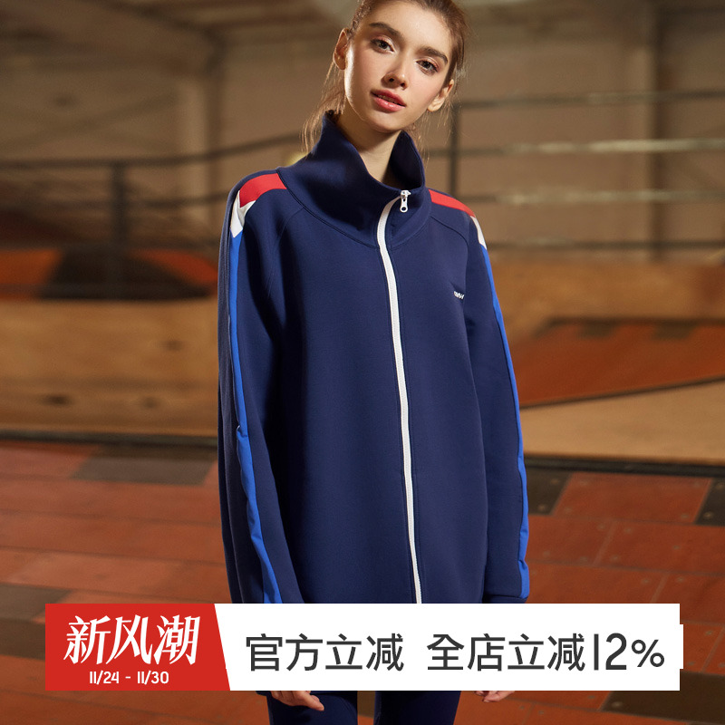 GYMNA学院风运动外套厚款瑜伽服跑步健身运动长袖女显瘦速干