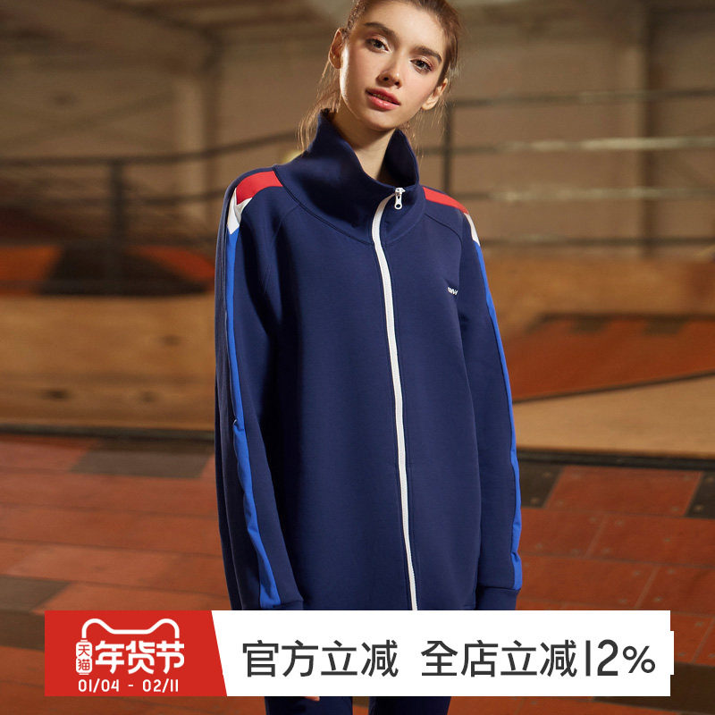 GYMNA学院风运动外套厚款瑜伽服跑步健身运动长袖女显瘦速干
