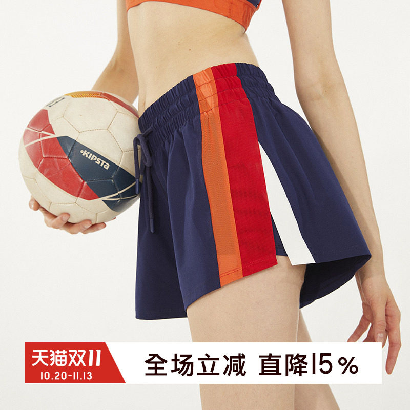gymna速干女子防走光运动休闲短裤夏季轻薄跑步训练外穿健身裤新