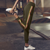 gymna复古宽松轻薄健身裤 显瘦速干休闲户外束脚运动训练跑步裤 秋