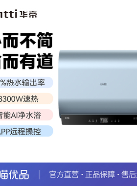 华帝电热水器60升大容量一级能效3300W大功率DDF60-DJ16