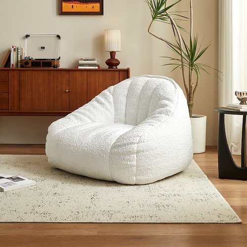 梦百合懒人沙发可躺可睡单人懒人椅榻榻米卧室小沙发豆沙袋躺椅