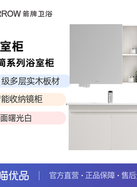 箭牌【极简系列】家用浴室柜APGMD6G31009D-JJ【含配件不含龙头】