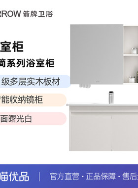 箭牌卫浴多层实木极简风格曙光白
