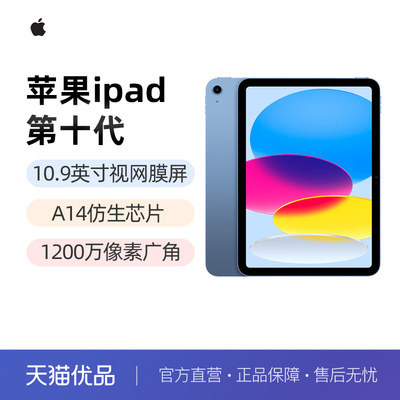 苹果ipad10平板电脑10.9英寸