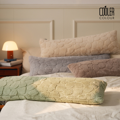 coolercolour鹅卵石长条靠枕腰靠