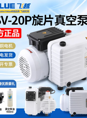 飞越真空泵VSV-20P电动抽气泵VSV系列小型单级旋片泵真空泵工业用