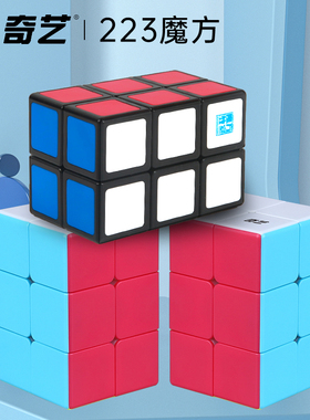 奇艺223魔方异形套装二二三变体异型玩具小孩早教积木益智玩具