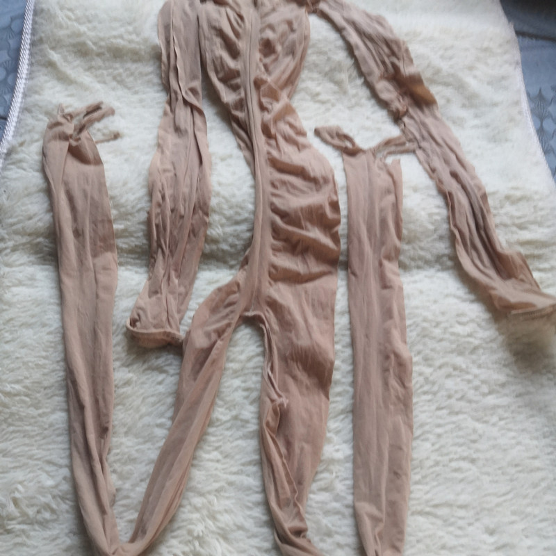 超大码350斤五指五趾连体丝袜