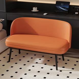 极简超窄沙发客厅小户型简约卧室直排长条椅民宿出租房休闲沙发椅