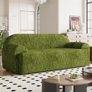新款雪尼尔布艺沙发窄版客厅小户型双人三人直排民宿服装店小沙发