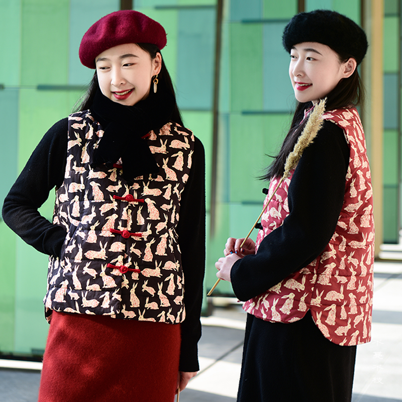 不蔓不枝直门襟文艺复古