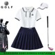 t恤防走光短裙两件套网球服 儿童高尔夫衣服女童套装 速干短袖 韩版