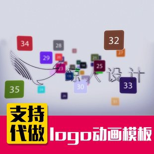 头像图片汇聚logo片头片尾动画制作自媒体头条AE模板公司美食
