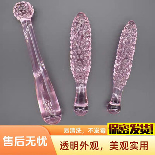 可加热高鹏硅实心玻璃捣蒜棒锤无刺光滑卫生不易碎坚固易清捣蒜