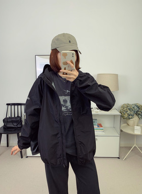 7折 al*o透气防撕裂连帽夹克风衣外套男女款25秋冬新款【鸬鹚】