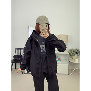 鸬鹚 7折 25秋冬新款 o透气防撕裂连帽夹克风衣外套男女款